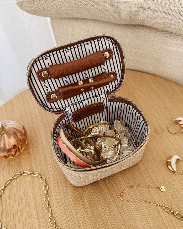 Louenhide Trudy Jewelry Box Natural Tan