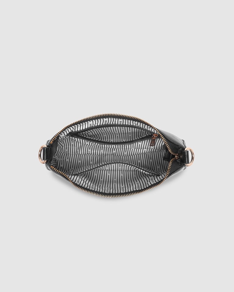 Louenhide Jacqueline Shoulder Bag Black Patent