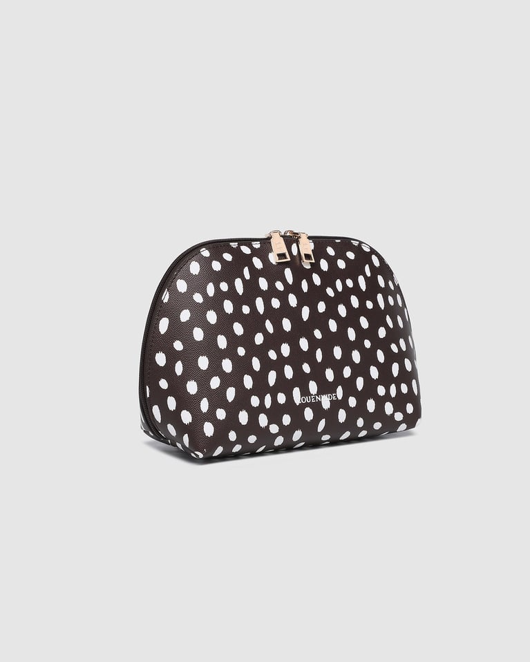 Louenhide Nancy Cosmetic Bag  Chocolate Raindrop