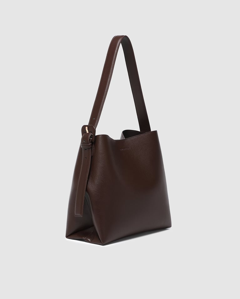 Louenhide Peyton Shoulder Bag  Chocolate
