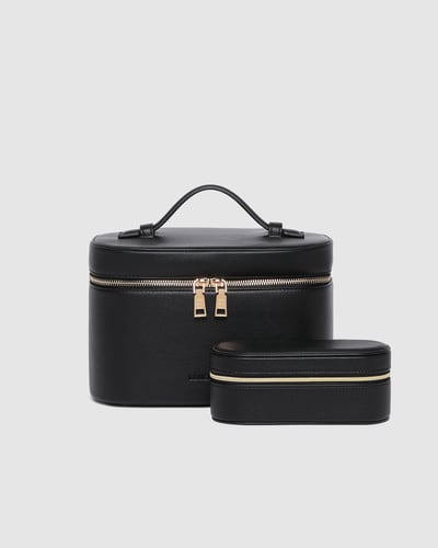 Juliette & Charlee Cosmetic Set - Black - Lifestyle