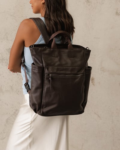 Bronx Backpack - Chocolate - Lifestyle