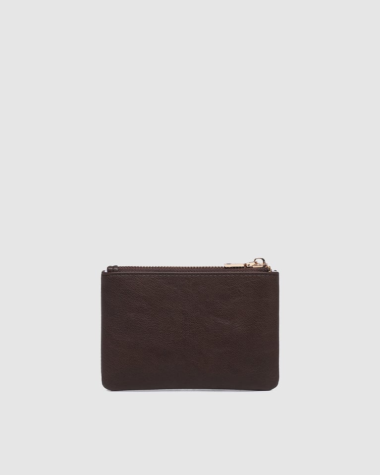 Louenhide Kuta Saddle Cardholder Purse Saddle Chocolate
