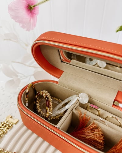 Charlee Jewellery Box Orange