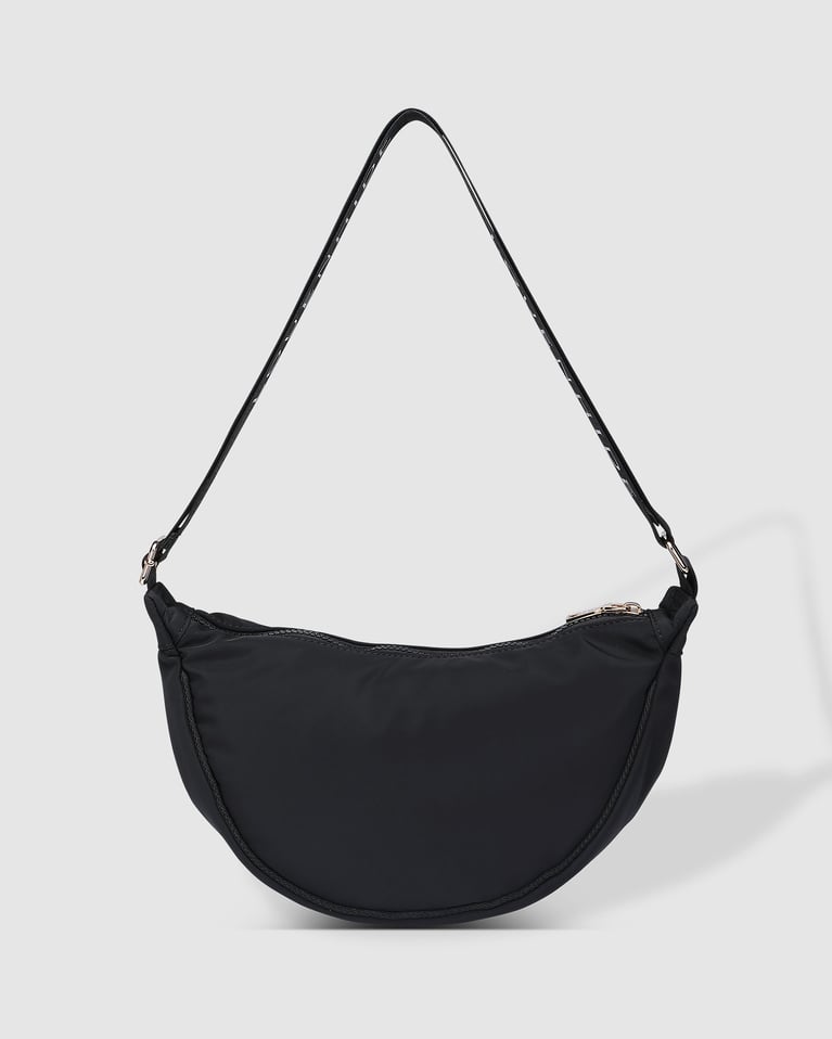 Louenhide Sylvia Nylon Sling Bag Black