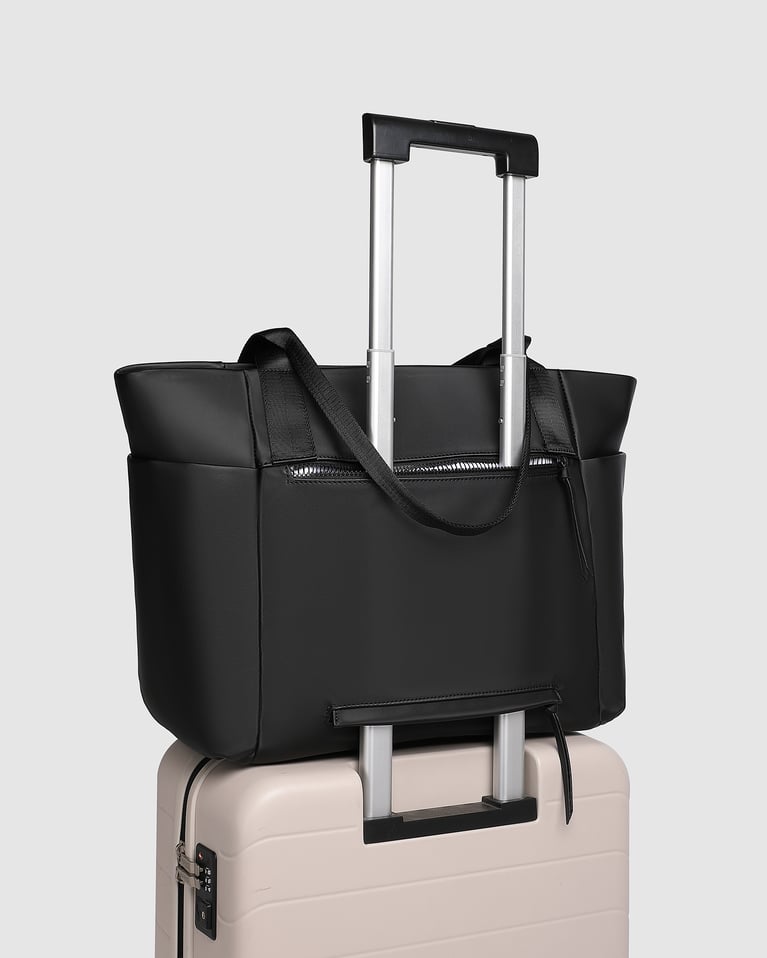 Louenhide Chicago Nylon Tote Bag Black
