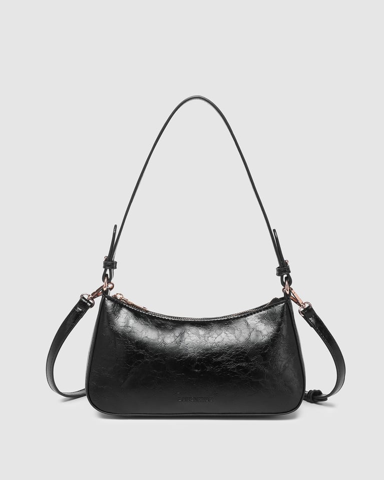 Louenhide Jacqueline Shoulder Bag Black Patent