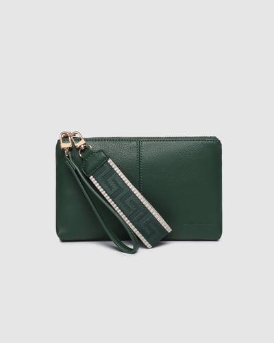 Mimi Gia Wristlet - Forest Green