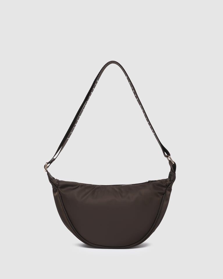 Louenhide Sylvia Nylon Sling Bag Chocolate