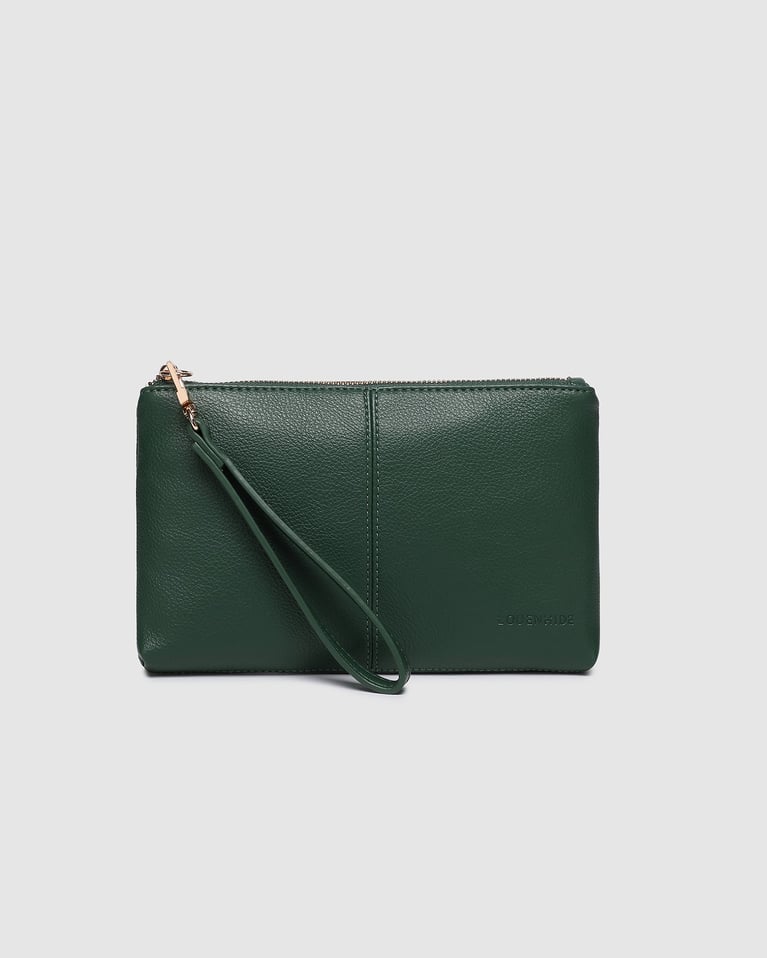 Louenhide Mimi Gia Wristlet Forest Green