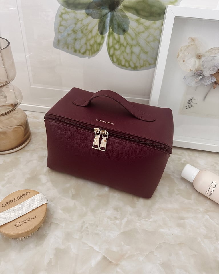 Louenhide Orion Cosmetic Case Burgundy