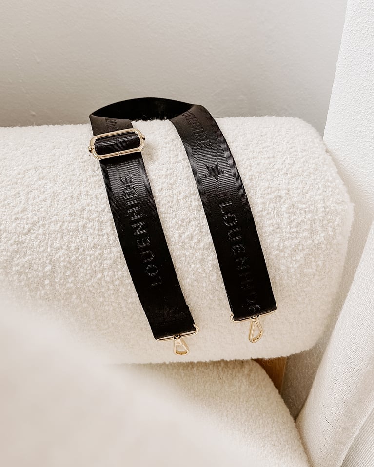 Louenhide Logo Bag Strap Black