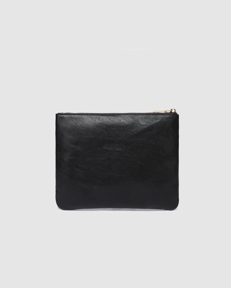 Louenhide Louie Pouch   Saddle Black