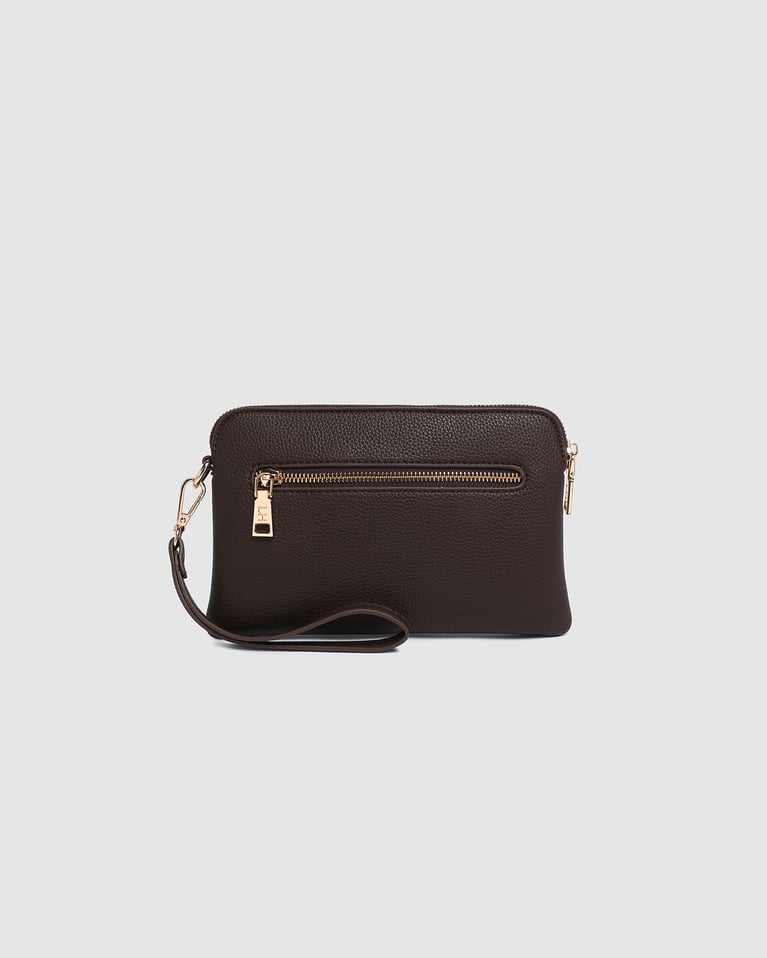 Louenhide Poppy Clutch Chocolate