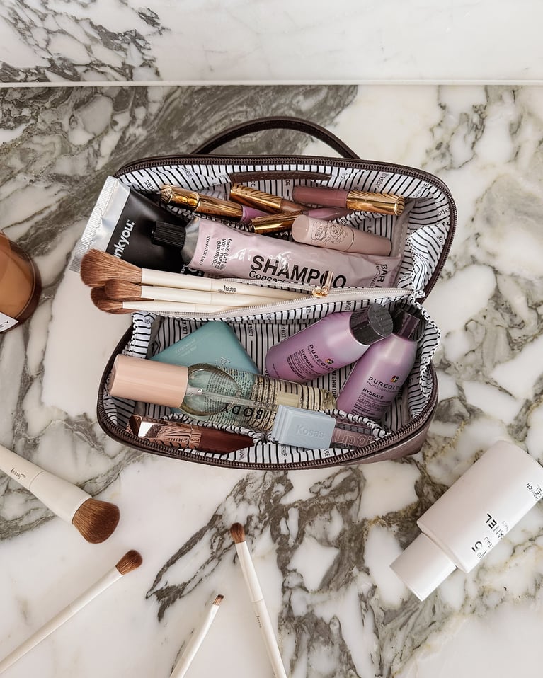 Louenhide Orion & Ellis Cosmetic Case Set Chocolate
