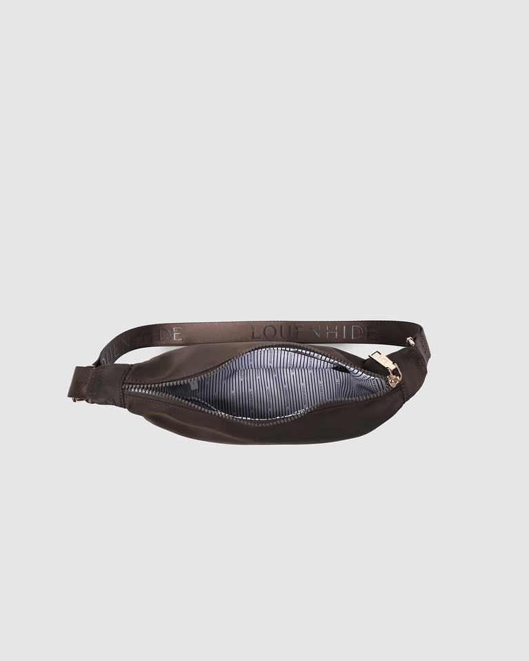 Louenhide Sylvia Nylon Sling Bag Chocolate
