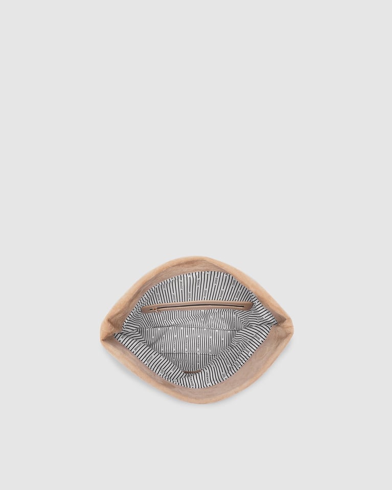 Louenhide Luka Suede Clutch Crossbody  Blonde