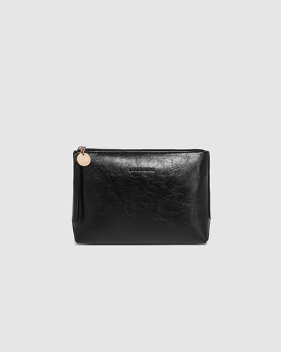 The Everyday Pouch - Black Patent  - Lifestyle