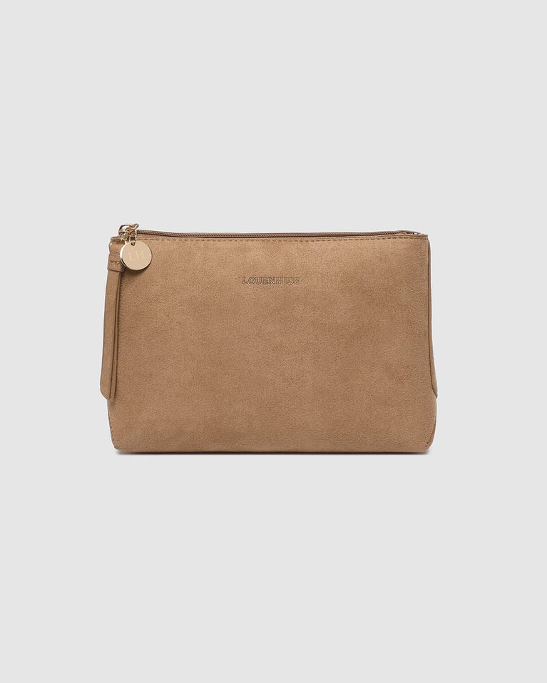 Louenhide Elke & Everyday Pouch Set Suede Honey