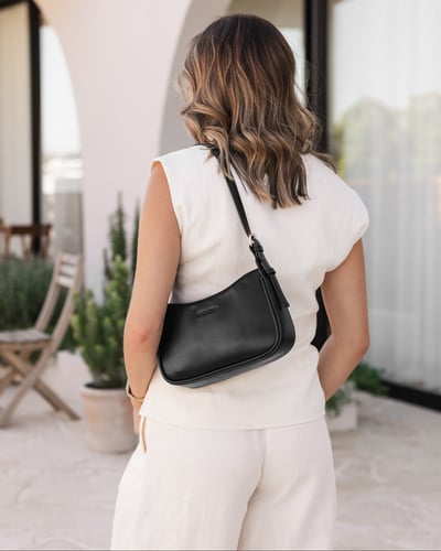 Ivy Shoulder Bag - Black - Lifestyle