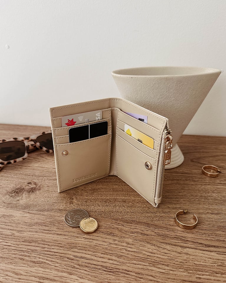 Louenhide Lily Woven Wallet Malt