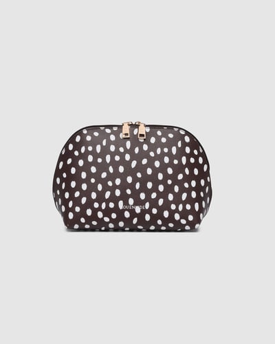 Nancy Cosmetic Bag  - Chocolate Raindrop