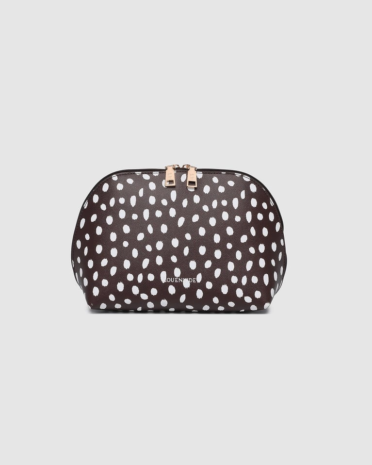 Louenhide Nancy Cosmetic Bag  Chocolate Raindrop