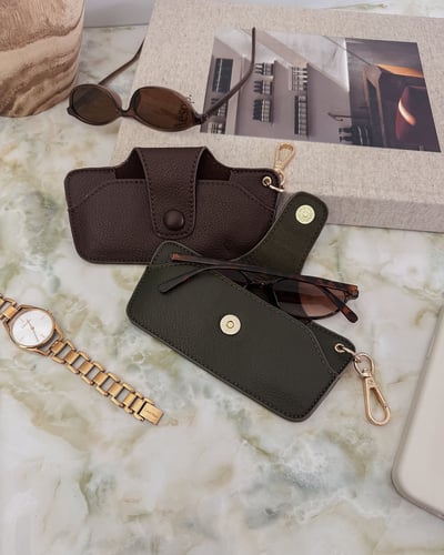 Skittle Sunglass Case - Chocolate - Lifestyle