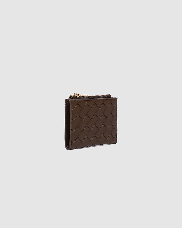 Louenhide Lily Woven Wallet Chocolate
