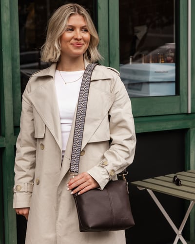 Kasey Crossbody Bag - Chocolate - Lifestyle