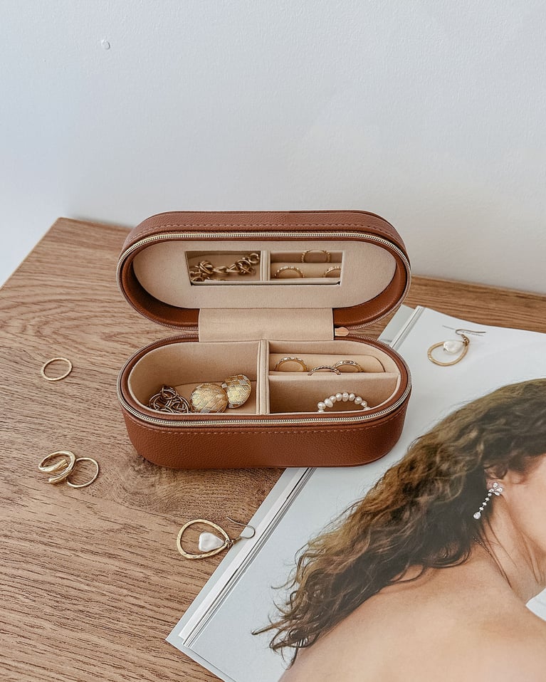 Louenhide Juliette & Charlee Cosmetic Set Tan