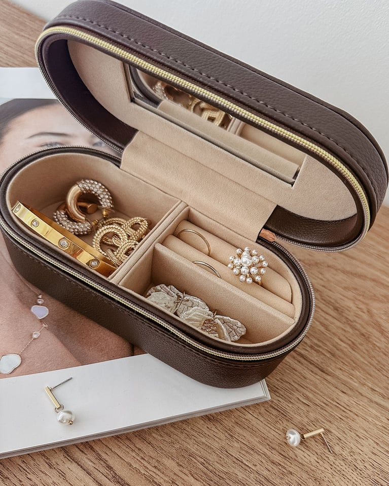 Louenhide Charlee Jewelry Box Chocolate