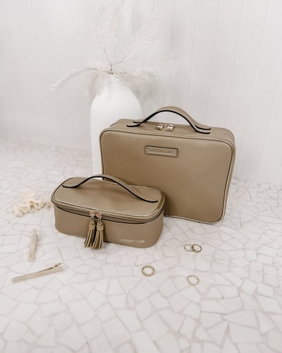 Georgie & Fifi Cosmetic Set - Coffee - Lifestyle