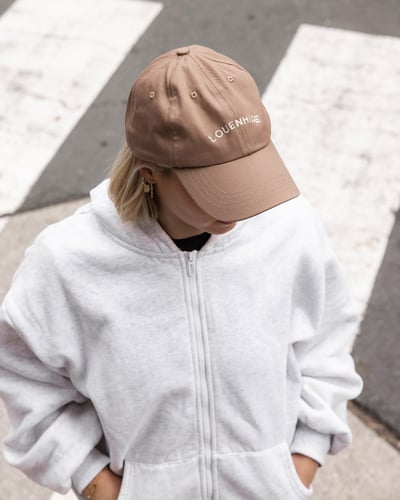 Demi Canvas Cap - Mocha - Lifestyle