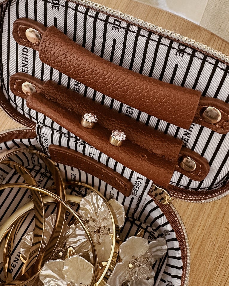 Louenhide Trudy Jewelry Box Natural Tan
