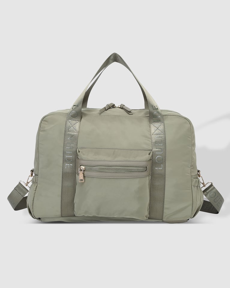 Louenhide Jenn Nylon Travel Bag Khaki