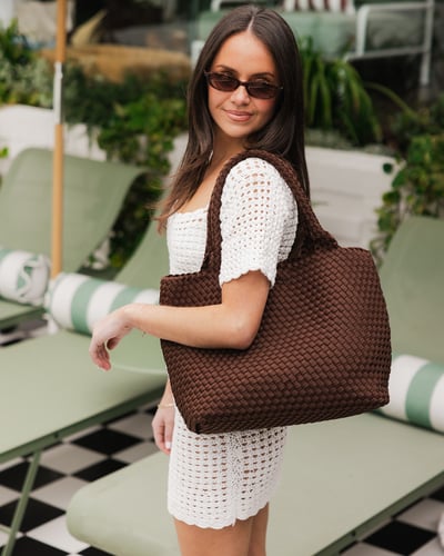 Cruiser Neoprene Tote Bag - Chocolate - Lifestyle