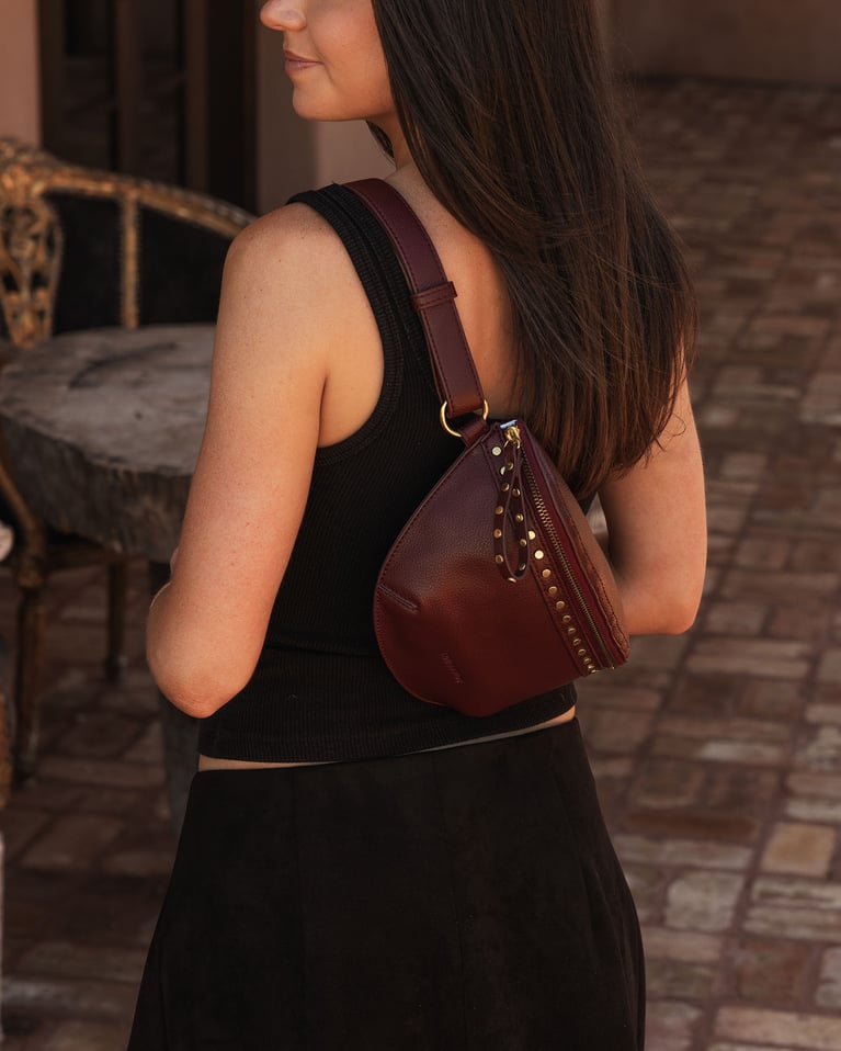 Cassidy Belt Bag Burgundy
