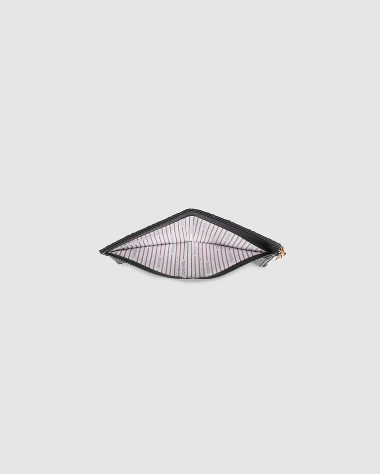 Louenhide Lily Woven Wallet Black