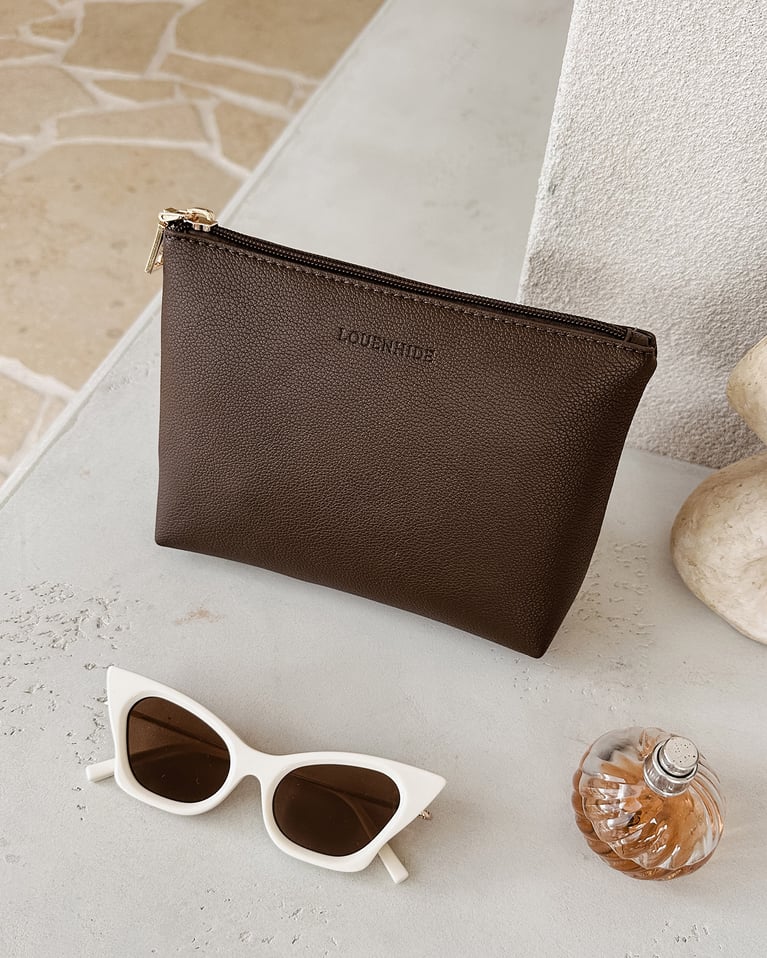 Louenhide Audrey & Everyday Pouch Set Chocolate
