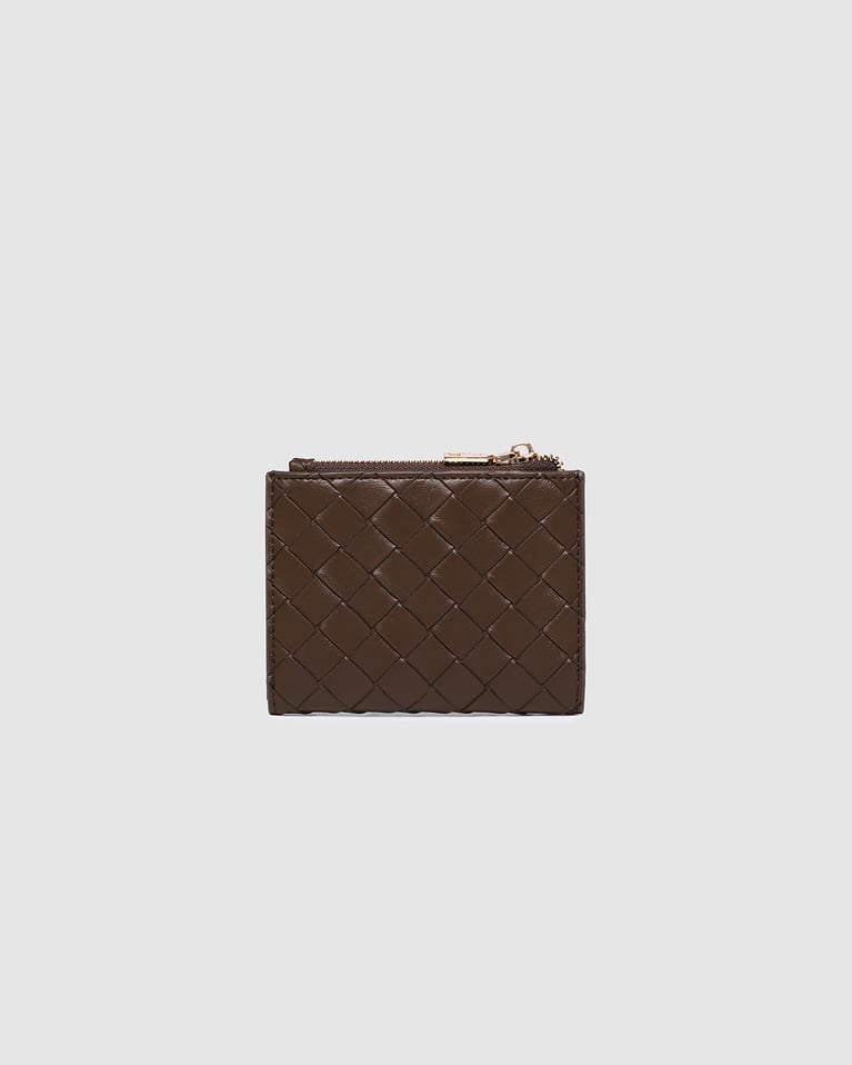Louenhide Lily Woven Wallet Chocolate