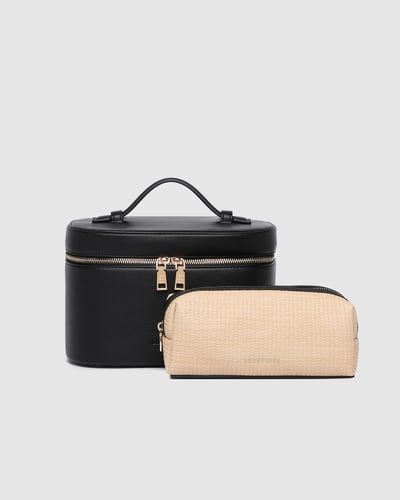 Juliette & Brianna Cosmetic Set - Black
