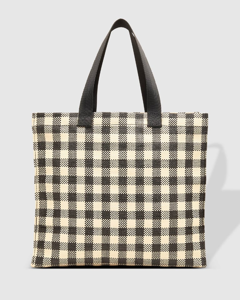 Louenhide Baby Simpson Tote Bag Black Cream
