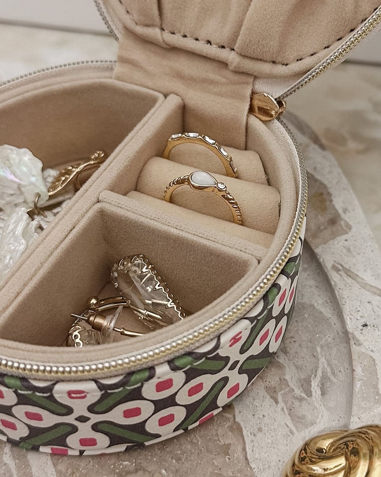 Louenhide Sisco Jewelry Case Retro Olive