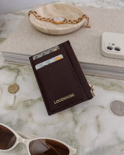 Cara Cardholder - Chocolate - Lifestyle