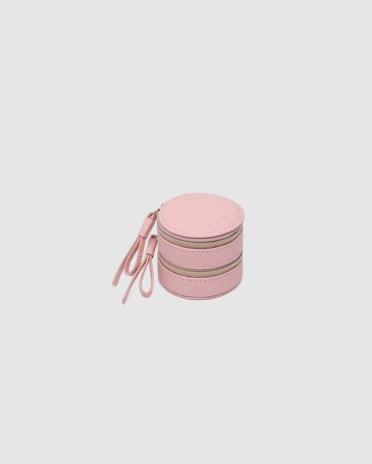 Louenhide Sofia Jewelry Case Pale Pink