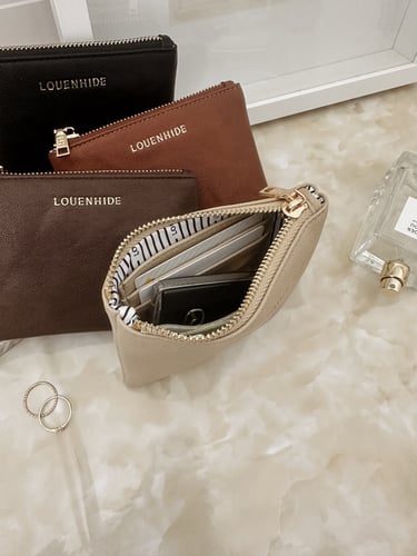 Kuta Saddle Cardholder Purse - Saddle Black - Lifestyle