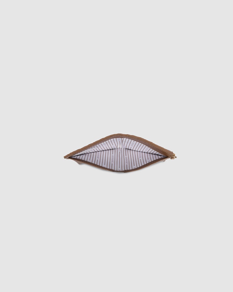 Louenhide Lily Woven Wallet Tan