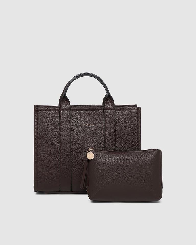 Louenhide Manhattan & Everyday Pouch Set Chocolate