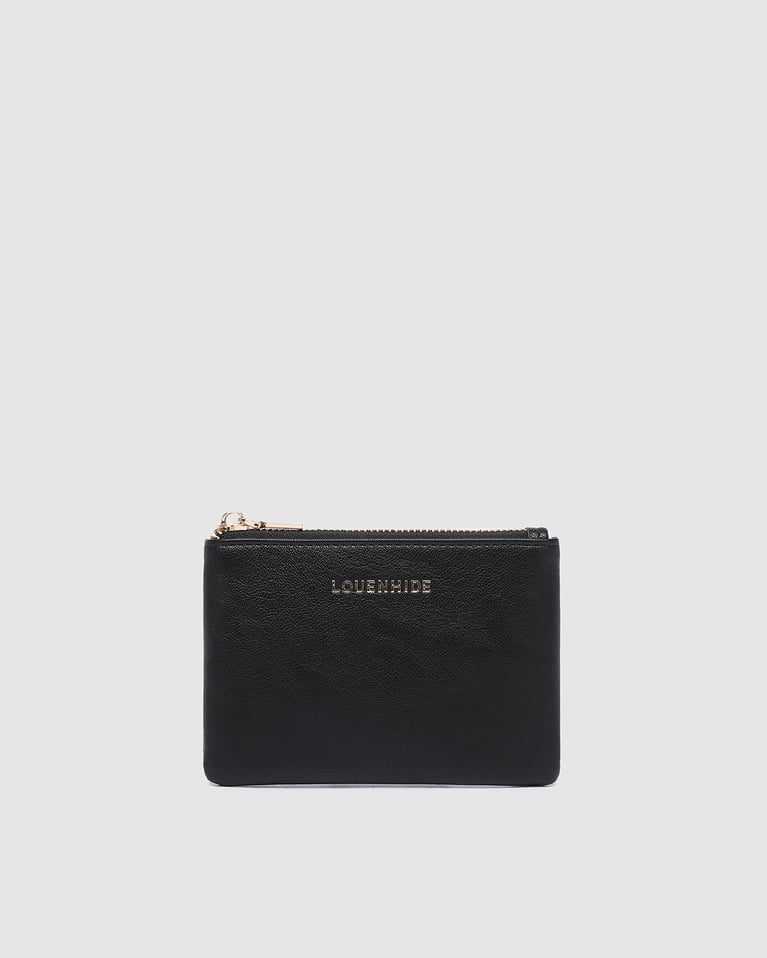 Louenhide Kuta Saddle Cardholder Purse Saddle Black